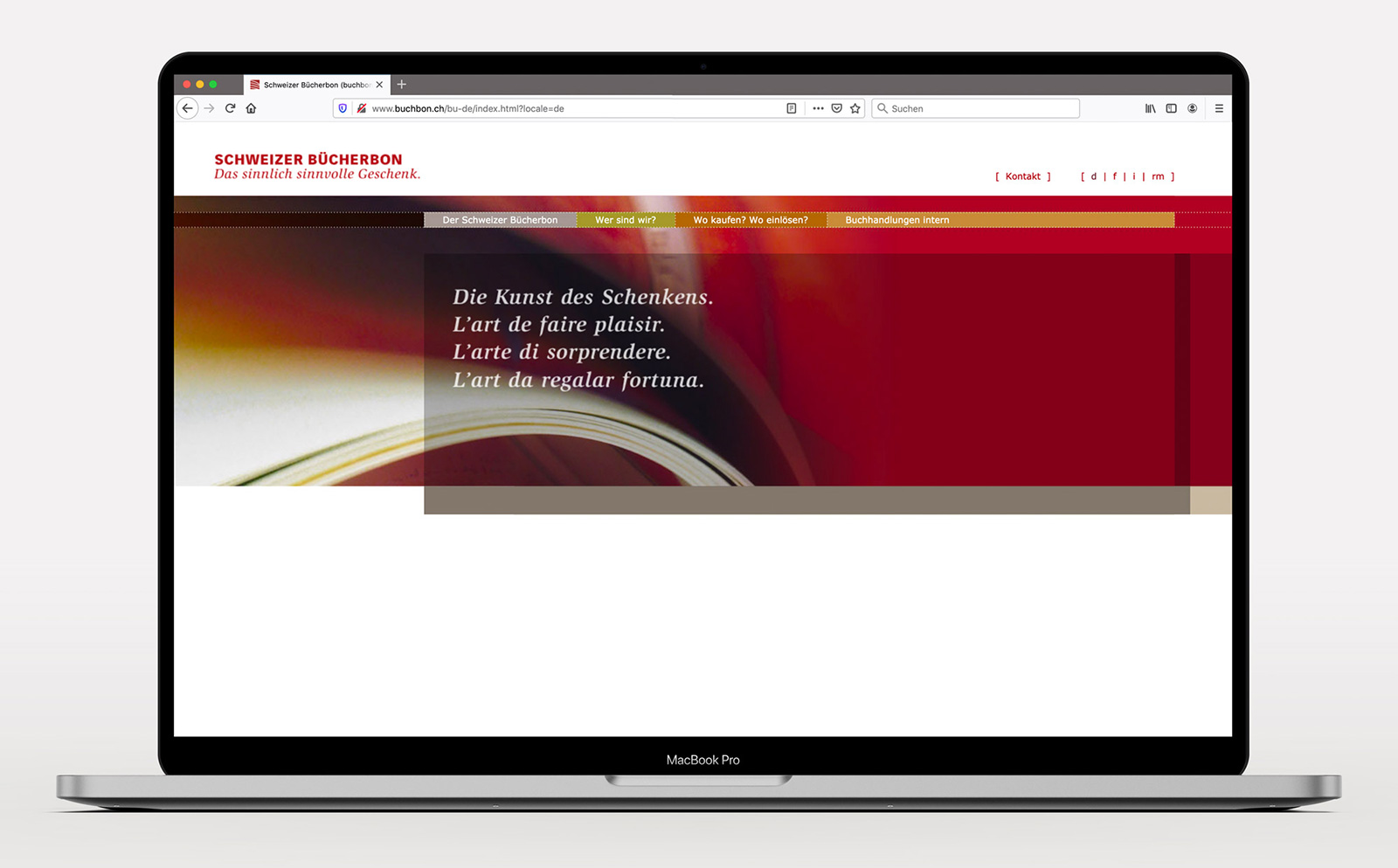 Webdesign Schweizer Bücherbon
