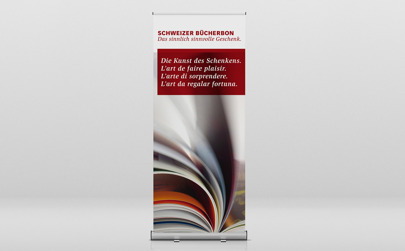 Roll-up Schweizer Bücherbon