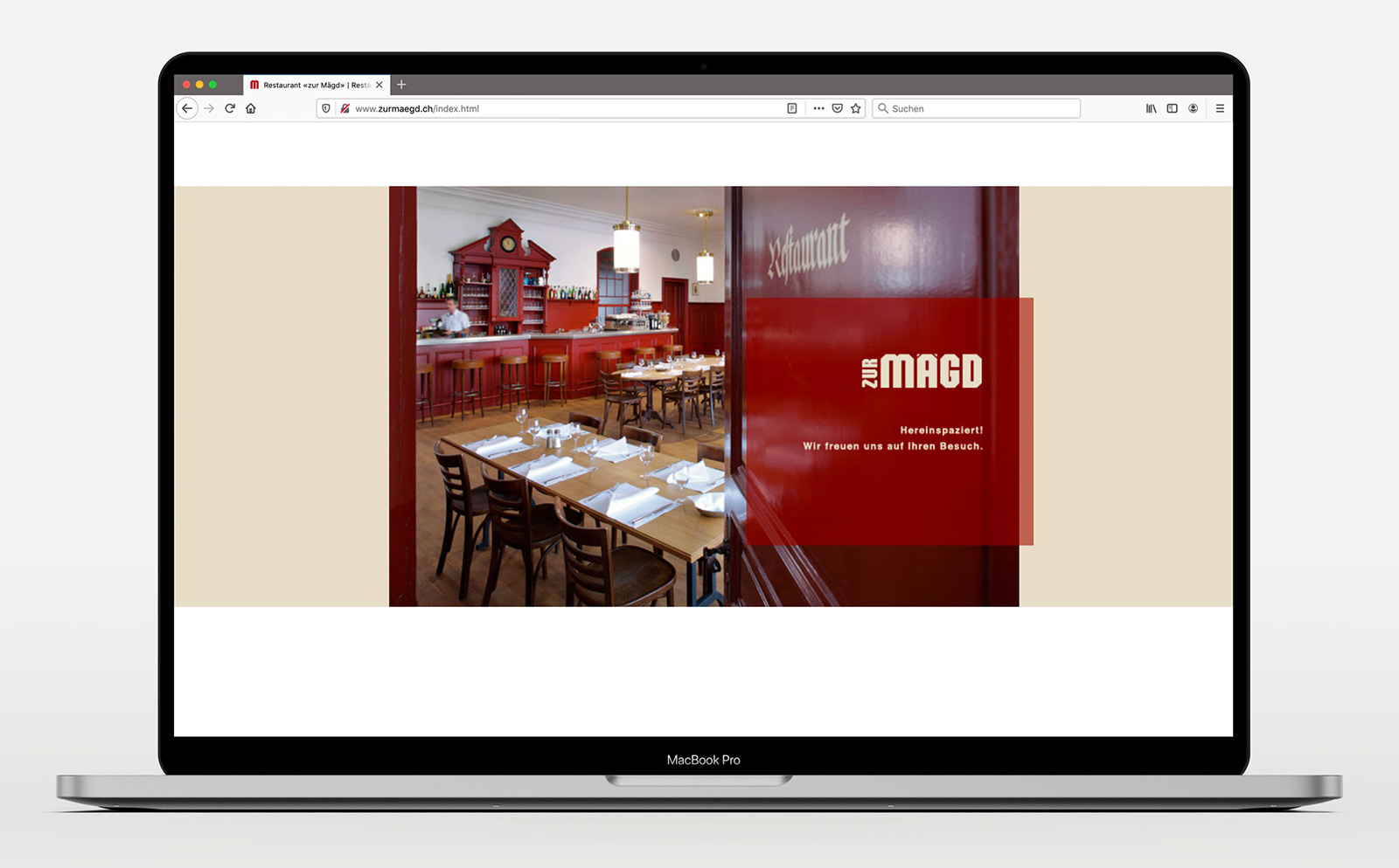 Webdesign Restaurant Zur Mägd Basel
